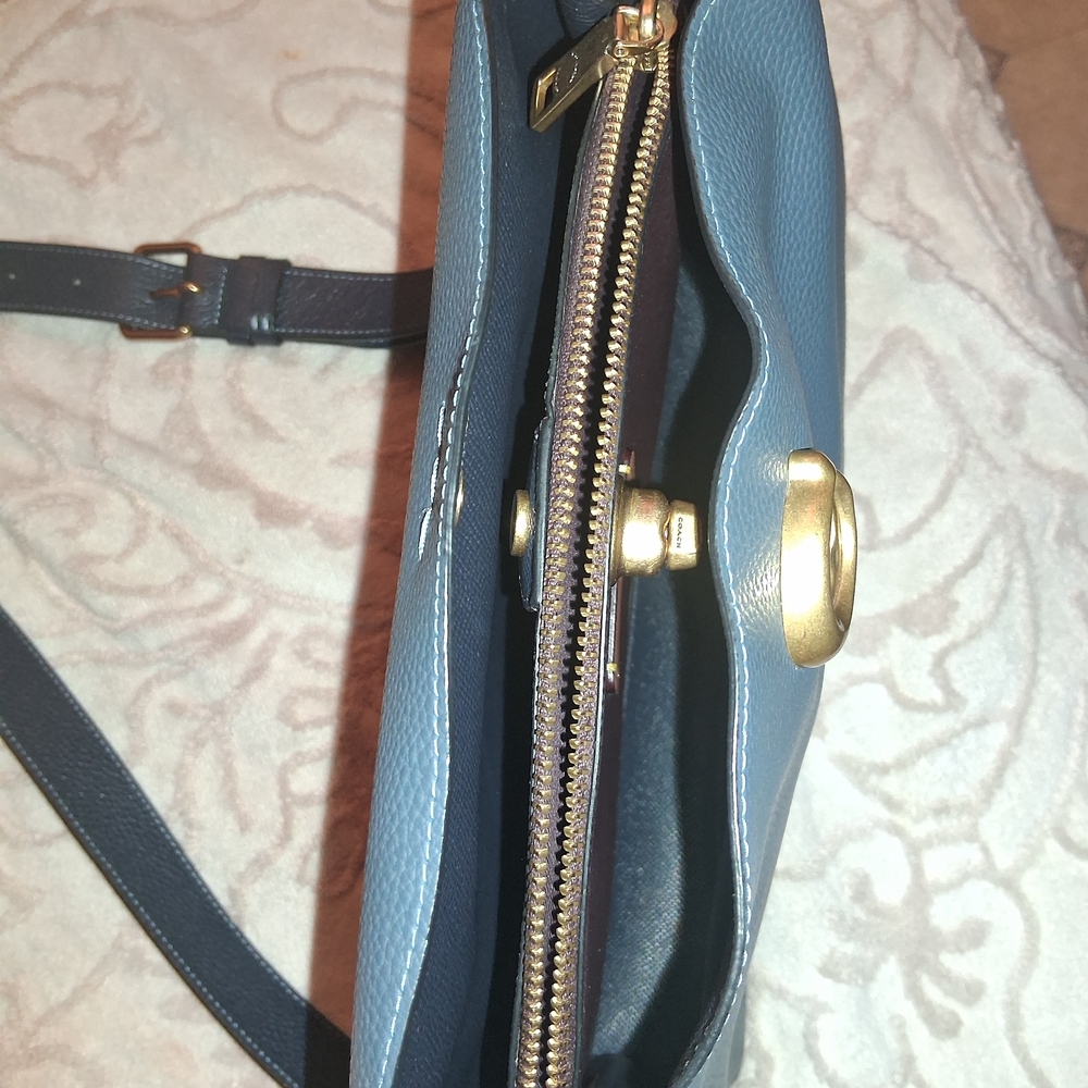 Coach Blue Crossbody Bag - Picture 6 of 10